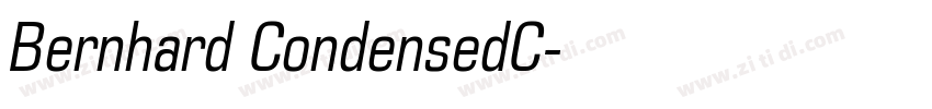Bernhard CondensedC字体转换